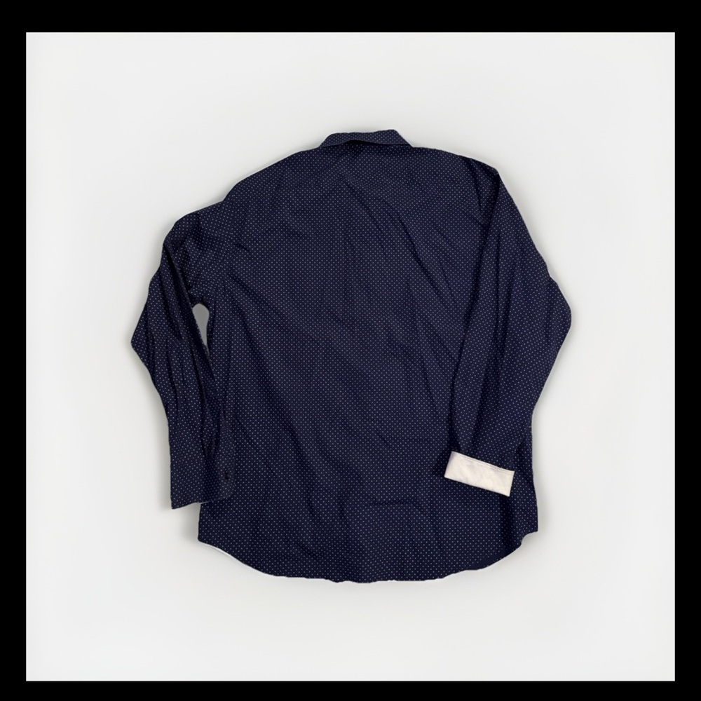 Christian Audigier Navy Polka Dot Shirt 195